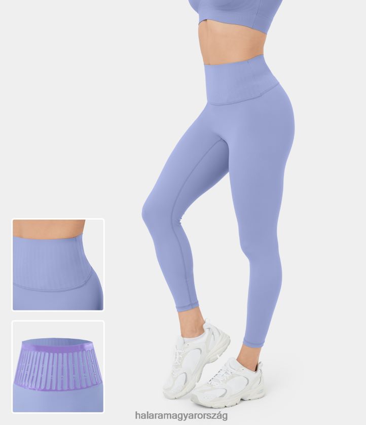 aktív ruházat Halara magas derekú haskontroll jóga leggings baba levendula nők 8FPF801493 - Image 1