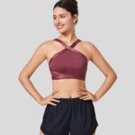 aktív ruházat Halara softlyzero airy medium support crisscross háttámla cool touch edzés sportmelltartó kordobai nők 8FPF801589