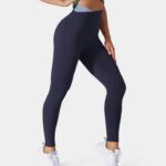 aktív ruházat Halara softlyzero crossover színű blokk leggings pávakabát nők 8FPF801465