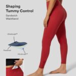 aktív ruházat Halara ultrasculpt magas derekú cipzáras hátsó zseb domború szegéllyel felső varrás masszív jóga 7/8 leggings aura narancs nők 8FPF801480
