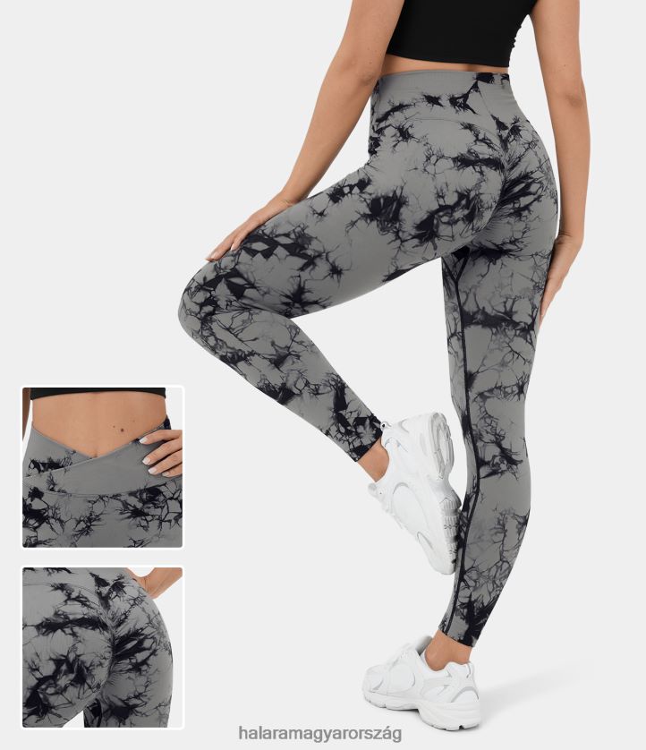 aktiv_ruhazat_halara_varrat_nelkuli_aramlas_magas_dereku_crossover_ruches_nyakkendofestek_joga_leggings_szurke_fekete_nyakkendofestek_nok_8fpf801558.jpg aktív ruházat Halara varrat nélküli áramlás, magas derekú crossover, ruches nyakkendőfesték jóga leggings szürke fekete nyakkendőfesték nők 8FPF801558 - Image 1
