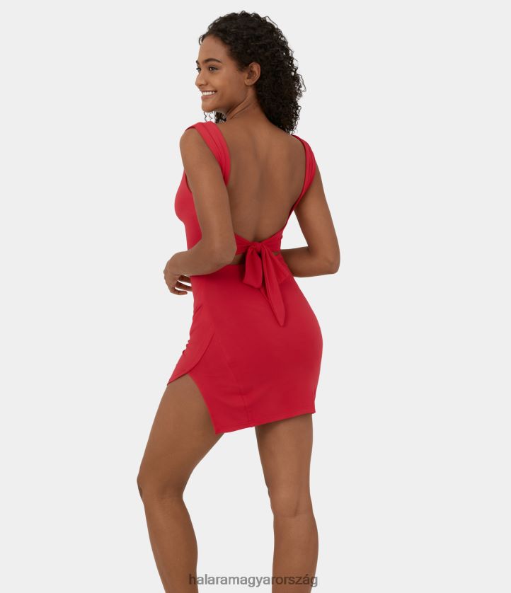 ruhazat_halara_dorzsolt_hat_nelkuli_nyakkendo_hatra_osztott_szegellyel_bodycon_mini_alkalmi_ruha_igazi_voros_nok_8fpf80972.jpg ruházat Halara dörzsölt hát nélküli nyakkendő hátra osztott szegéllyel bodycon mini alkalmi ruha igazi vörös nők 8FPF80972 - Image 1