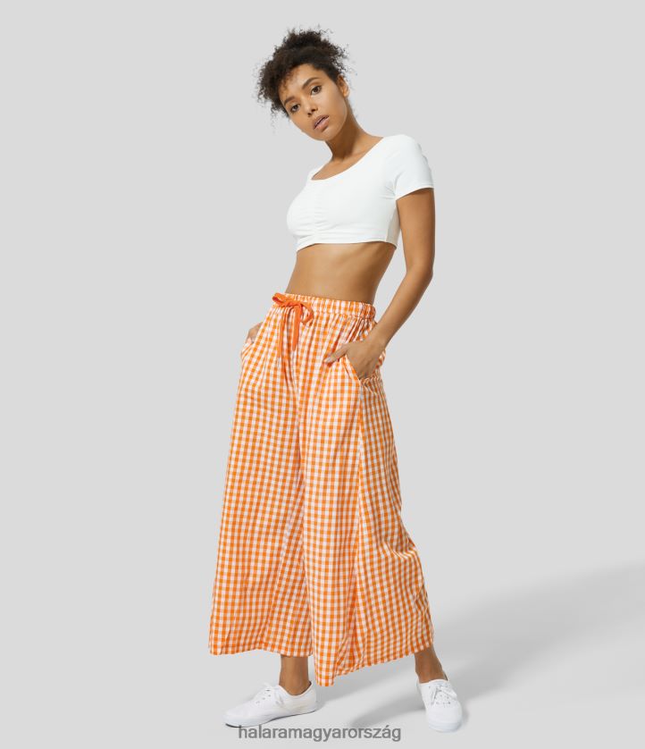 ruhazat_halara_magas_dereku_huzozsinoros_oldalzseb_gingham_szeles_szaru_alkalmi_pamutnadrag_narancssarga_feher_gingham_nok_8fpf80130.jpg ruházat Halara magas derekú húzózsinóros oldalzseb gingham széles szárú alkalmi pamutnadrág narancssárga fehér gingham nők 8FPF80130 - Image 1