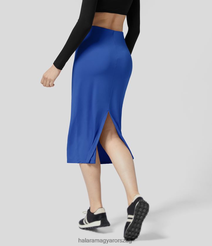 ruhazat_halara_magas_dereku_osztott_bodycon_midi_alkalmi_szoknya_beaucoup_kek_nok_8fpf80762.jpg ruházat Halara magas derekú osztott bodycon midi alkalmi szoknya beaucoup kék nők 8FPF80762 - Image 1