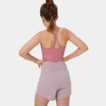 ruházat Halara softlyzero plüss v nyak hát nélküli crisscross edzés cropped cami elpirul lány 8FPF801768